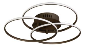 Laagste prijs - ETH Design plafondlampJasmijn Ø 42cm - anodic brown - 05-PL2122-02