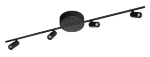 Laagste prijs - ETH 4-lichts plafondlampMinora led - zwart - 05-SP8889-30