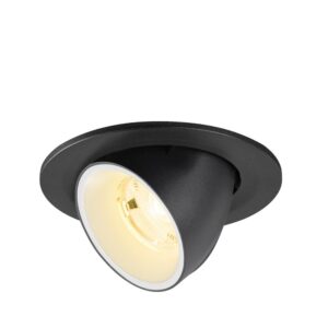 Laagste prijs - SLV InbouwspotNuminos Gimble S zwart/wit 3000K - 20gr - 1009398