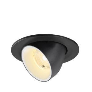 Laagste prijs - SLV InbouwspotNuminos Gimble S zwart/wit 3000K - 40gr - 1009401