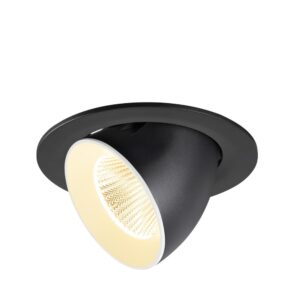 Laagste prijs - SLV InbouwspotNuminos Gimble L zwart/wit 3000K - 40gr - 1009725