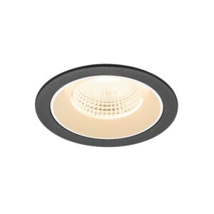 Laagste prijs - SLV InbouwspotNuminos L zwart/wit 2700K - 55gr - 1009763