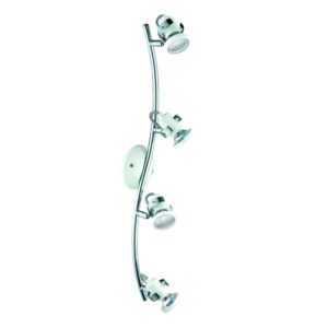 Laagste prijs - Eglo PlafondlampTukon 3 chroom 4-lichts - 75297