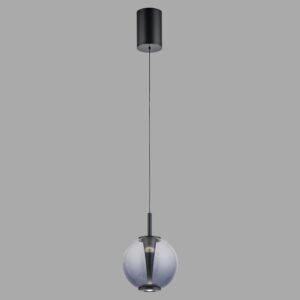 Laagste prijs - Paul Neuhaus Led hanglampPure Infinity met smoke glas - Ø 18cm - 2220-15