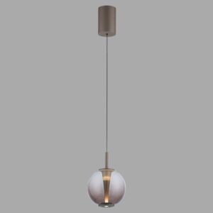 Laagste prijs - Paul Neuhaus Led hanglampPure Infinity met amber glas - Ø 18cm - 2220-97