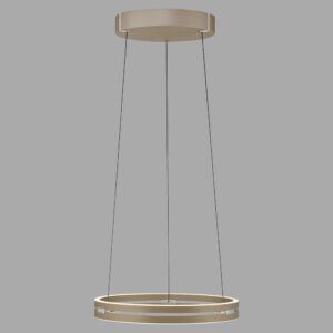 Laagste prijs - Paul Neuhaus Kantoor hanglampPure E-Loop bronce - Ø 50cm - 2550-97