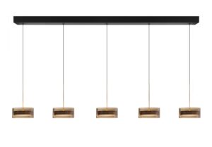 Laagste prijs - Highlight 5-lichts hanglampMini Enzo dimbaar - H5745.32