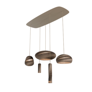 Laagste prijs - Think Paper Natural Groups Beige 1100 kartonnen hanglamp Ø 9cm - TP-NG1-BG1100