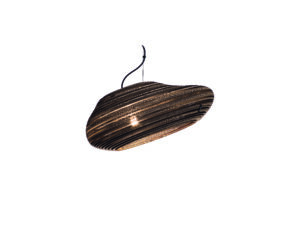 Laagste prijs - Think Paper Oval 640 kartonnen hanglamp Ø 64cm - TP-OV640-Z