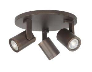 Laagste prijs - Highlight Choco opbouwspotHalo 3x GU10 - draaibaar - S7147.04