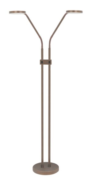Laagste prijs - Highlight 2-lichts led leeslampMalaga choco - V4792.04