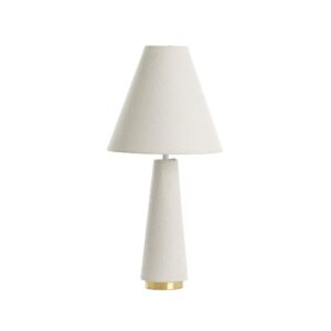 Laagste prijs - Light & Living SchemerlampDevia Ø 30cm - bouclé - beige - 1891543