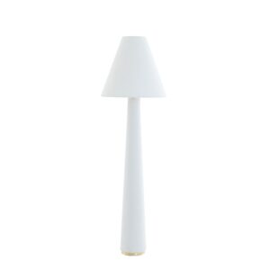 Laagste prijs - Light & Living VloerlampDevia Ø 50cm - bouclé - beige - 1891643