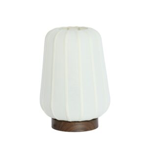 Laagste prijs - Light & Living NachtkastlampBibury Ø 30cm - linnen - 1894788