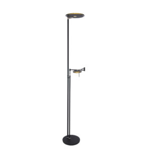 Laagste prijs - Steinhauer Moderne leeslampTuround zwart - 2663ZW