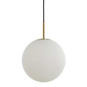 Laagste prijs - Light & Living Opaal glazen hanglampMedina Ø 40cm - 2958826