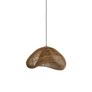Laagste prijs - Light & Living Rotan hanglampJanzur Ø 54cm - donkerbruin - 2986783