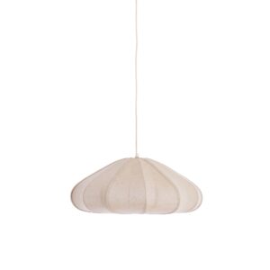 Laagste prijs - Light & Living Stoffen hanglampCesano Ø 50cm - naturel - 2988643