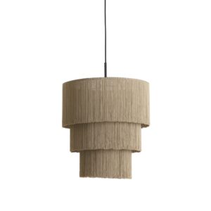 Laagste prijs - Light & Living Touwtjes hanglampMalaika Ø 45cm - taupe - 2990883