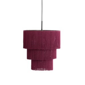 Laagste prijs - Light & Living Touwtjes hanglampMalaika Ø 45cm - donker paars - 2990887