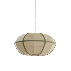 Laagste prijs - Light & Living Japandi hanglampMirelys Ø 61cm - olijfgroen - 2995184