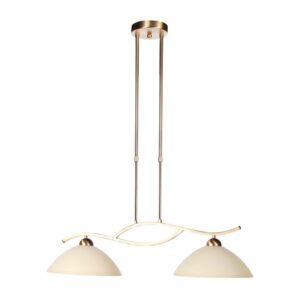Laagste prijs - Steinhauer Klassieke hanglampAnthea 2-lichts brons - 4325BR