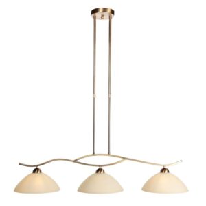 Laagste prijs - Steinhauer Klassieke hanglampAnthea 3-lichts brons - 4326BR