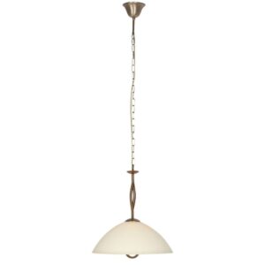 Laagste prijs - Steinhauer Klassieke hanglampAnthea 1-lichts brons - 4327BR