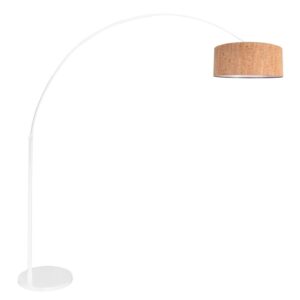 Laagste prijs - Steinhauer Witte booglampSparkled Light met kurk kap Ø40cm - 4341W