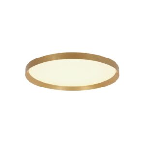 Laagste prijs - Steinhauer Moderne plafonniereFlady goud Ø30cm - 4367GO