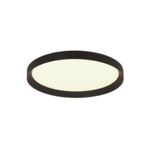 Laagste prijs - Steinhauer Moderne plafonniereFlady zwart Ø30cm - 4367ZW
