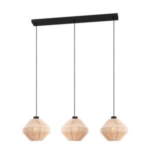 Laagste prijs - Eglo Touw hanglampMidsumer 3x Ø 22cm - 44001