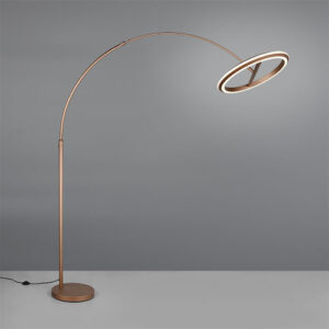 Laagste prijs - Trio VloerlampAmador mokka bruin - 442410165