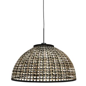 Laagste prijs - Steinhauer HanglampNox Light met bamboe kap Ø60cm - 4477ZW