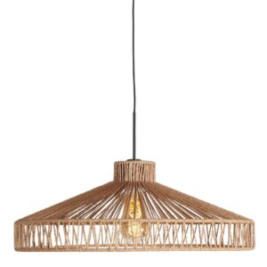 Laagste prijs - Steinhauer HanglampRopex met rotan kap Ø50cm - 4482ZW