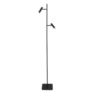 Laagste prijs - Steinhauer Vloerlamp 2-lichtsLumo zwart - 4608ZW