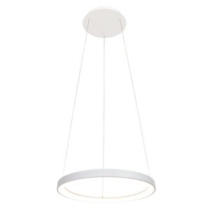 Laagste prijs - Steinhauer HanglampRinglede wit - 4612W