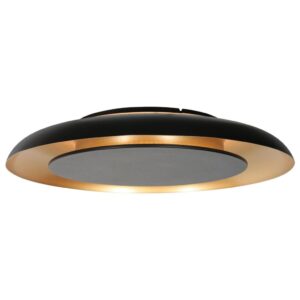 Laagste prijs - Steinhauer Moderne plafondlampGolden Veil zwart met goud - 4732ZW