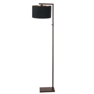 Laagste prijs - Steinhauer VloerlampStang met zwarte kap - 4875CA