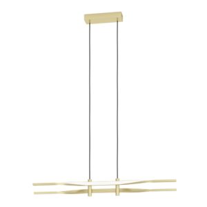 Laagste prijs - Eglo Strakke gouden led hanglampColmeal - 901226