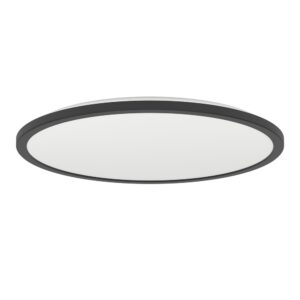 Laagste prijs - Eglo Slimme badkamer lampRovito-Z rond - zwart - Ø 50cm - 901465