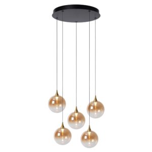 Laagste prijs - Premium by Lucide Design led hanglampGisela fading - 5x Ø 16cm - 13494/18/62