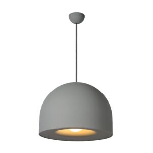 Laagste prijs - Premium by Lucide Moderne beton grijze hanglampAkron Ø 50cm - 1x E27 - 20421/01/36
