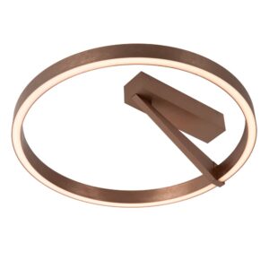 Laagste prijs - Premium by Lucide Design plafondlampApplause Ø 40cm - koffie bruin - met afstandsbediening - 23100/40/96