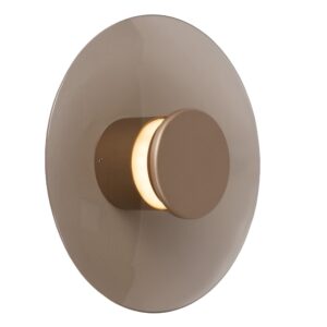 Laagste prijs - Premium by Lucide Led wandlampSantiago Ø 23cm - champagne met amber glas - 23201/12/62