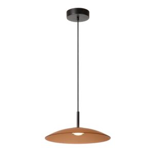 Laagste prijs - Premium by Lucide Strakke hanglampMenga Ø 40cm amber glas - 25417/10/62