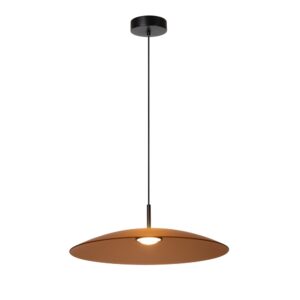 Laagste prijs - Premium by Lucide Strakke hanglampMenga Ø 60cm amber glas - 25417/12/62