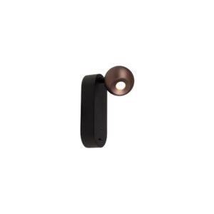 Laagste prijs - Premium by Lucide Wandlamp bolMontana design koffie bruin - 68200/06/96
