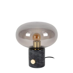 Laagste prijs - Lucide Design tafellampCharlize Ø 23cm zwart - 03520/01/65