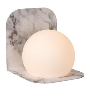 Laagste prijs - Lucide Design wandlampDavy grijs geschikt voor badkamer - 04211/01/36